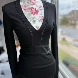 EUC Gucci Black Long Sleeve Women's Top